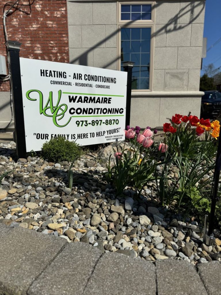 WarmAire Conditioning of Passaic County office sign