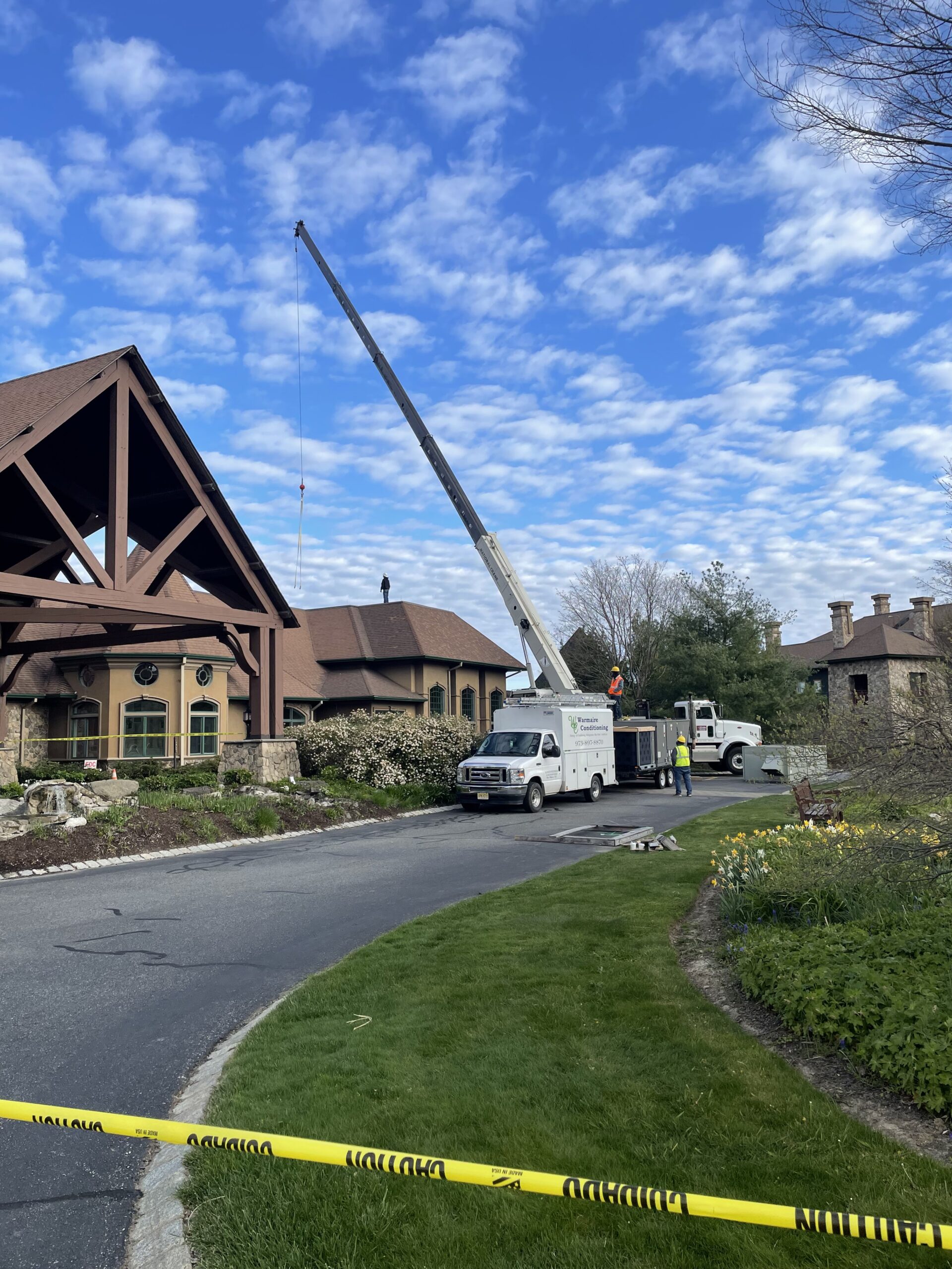 WarmAire Conditioning HVAC Passaic County commercial install at hotel